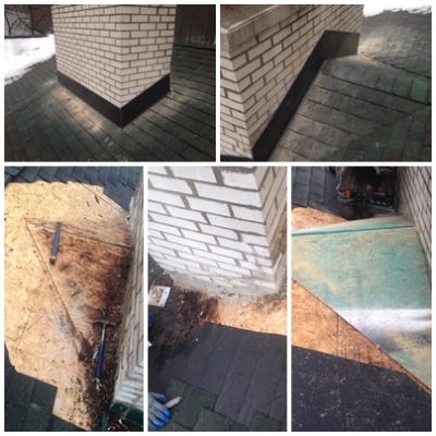 Chimney work before after